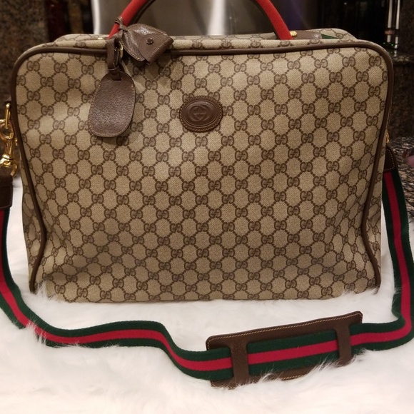 Gucci Handbags - *MINT CONDITION* GUCCI Web Monogram Carryon Bag